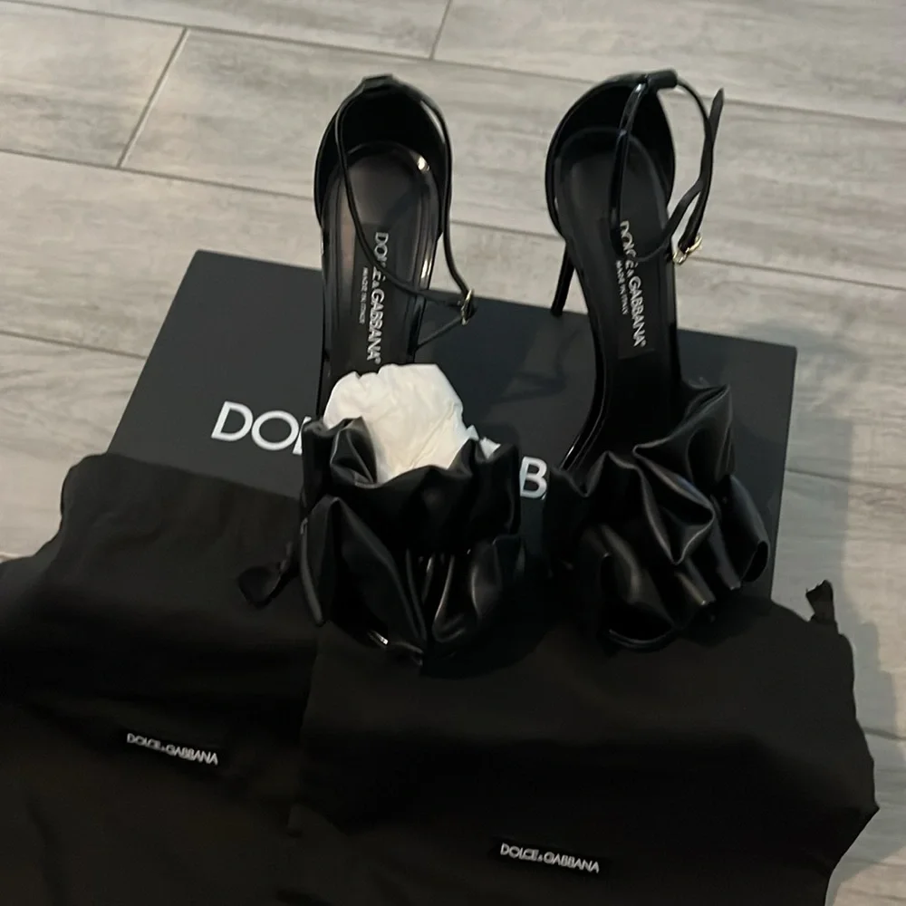 Dolce & Gabbana ruched-detail sandals